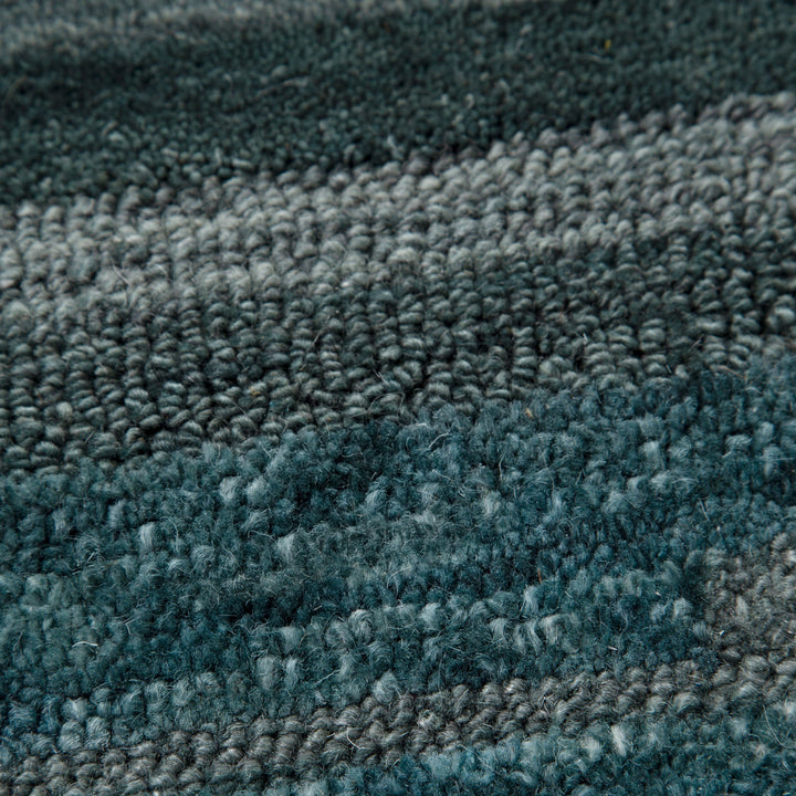 Nordic Nest Linear Teal Wool Rug, [cheapest rugs online], [au rugs], [rugs australia]