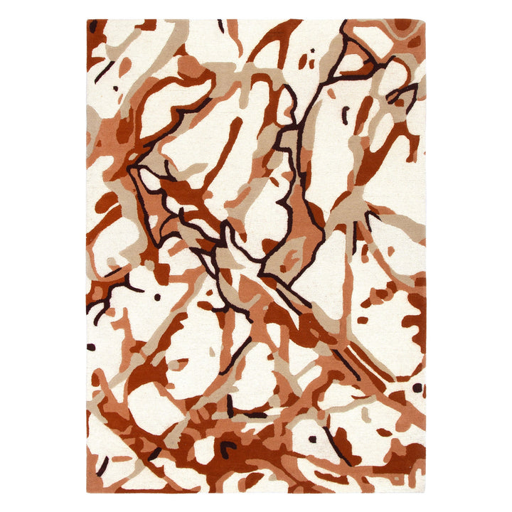 Nordic Nest Tangle Rust Wool Rug, [cheapest rugs online], [au rugs], [rugs australia]
