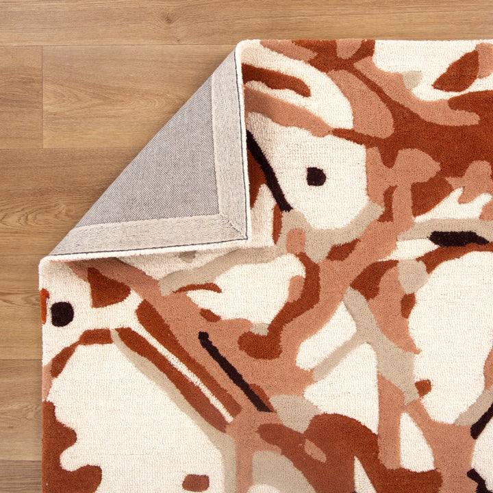 Nordic Nest Tangle Rust Wool Rug, [cheapest rugs online], [au rugs], [rugs australia]