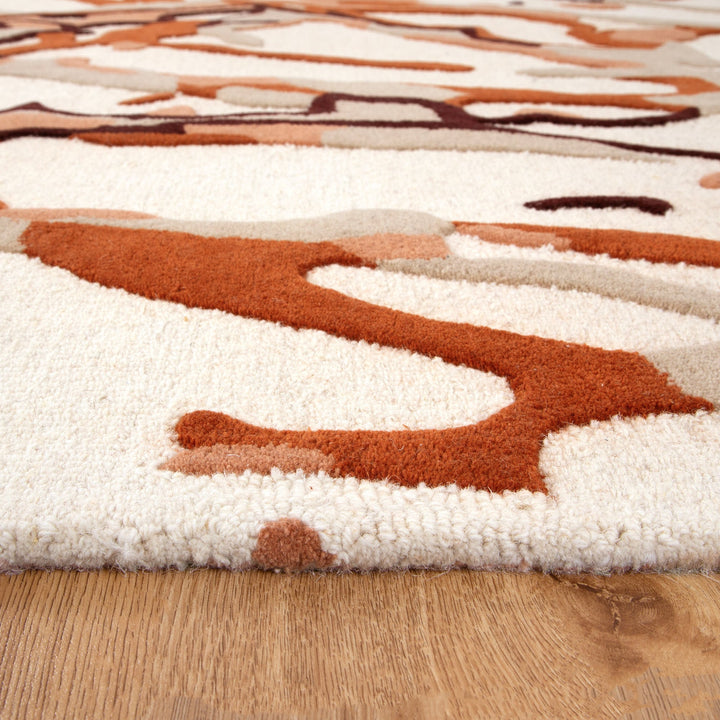 Nordic Nest Tangle Rust Wool Rug, [cheapest rugs online], [au rugs], [rugs australia]
