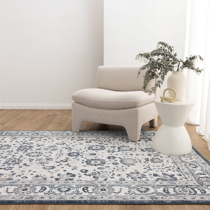 Symphony Floral Traditional Blue Rug, [cheapest rugs online], [au rugs], [rugs australia]