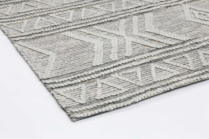 Braided Amara Transitional Abstract Rug Ivory - The Rugs