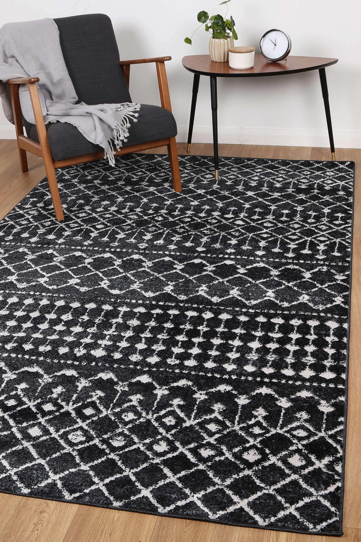 Alice Tribal Anthracite Rug - The Rugs