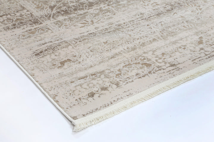 Cascade Solid Beige Modern Rug - The Rugs