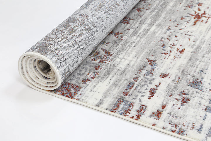 Cascade Classic Grey Multi Rug - The Rugs