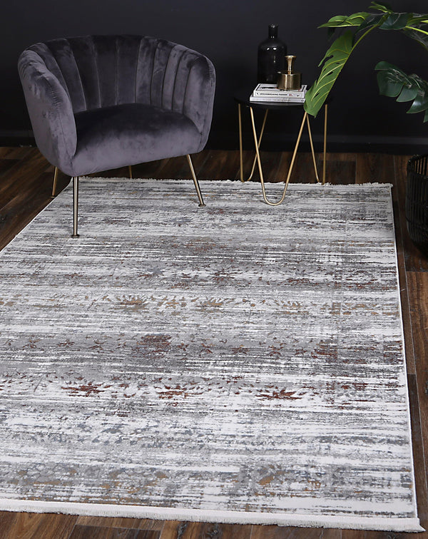 Cascade Classic Grey Multi Rug - The Rugs