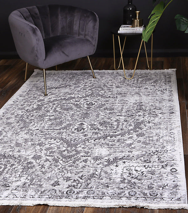 Cascade Vintage Grey Rug - The Rugs