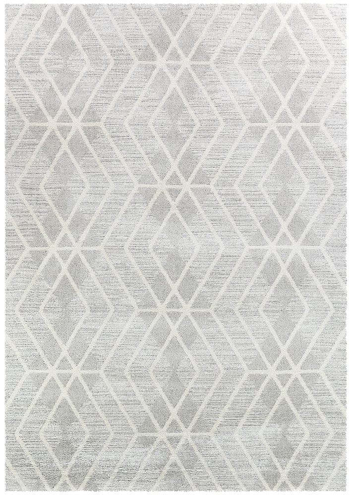 Nirvana Plush Pile Geometric Grey Rug, [cheapest rugs online], [au rugs], [rugs australia]