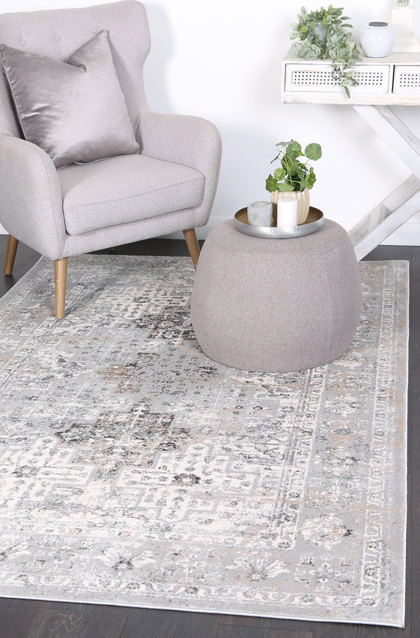 Anastasia Grey Oriental Rug - The Rugs