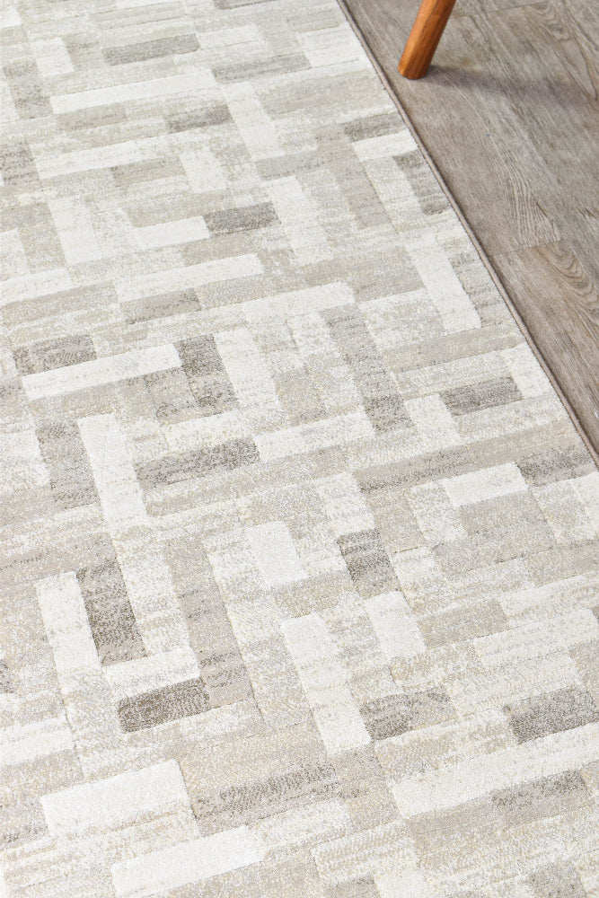 Zenith Cream Neutral Beige Patchwork Rug, [cheapest rugs online], [au rugs], [rugs australia]