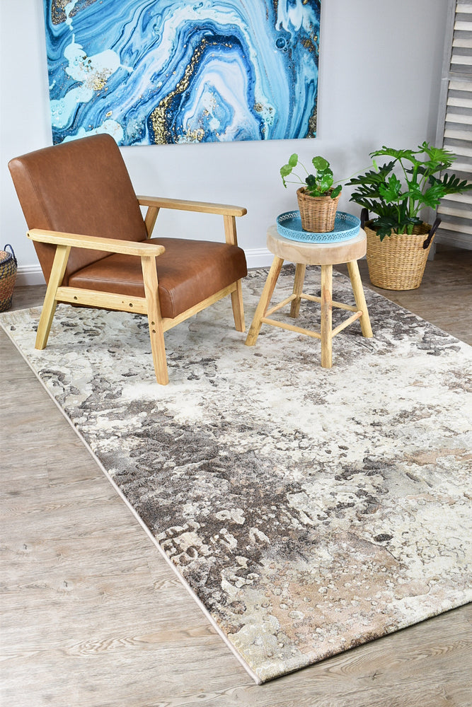 Zenith Beige Brown Abstract Rug, [cheapest rugs online], [au rugs], [rugs australia]