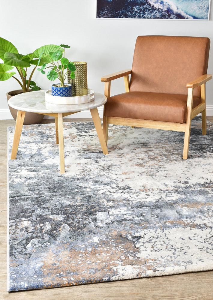 Zenith Silver Grey Blue Abstract Rug, [cheapest rugs online], [au rugs], [rugs australia]