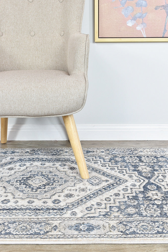 Ocean Breeze Blue Transitional Runner Rug, [cheapest rugs online], [au rugs], [rugs australia]