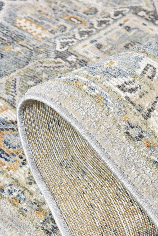 Ocean Breeze Blue Grey Transitional Runner Rug, [cheapest rugs online], [au rugs], [rugs australia]