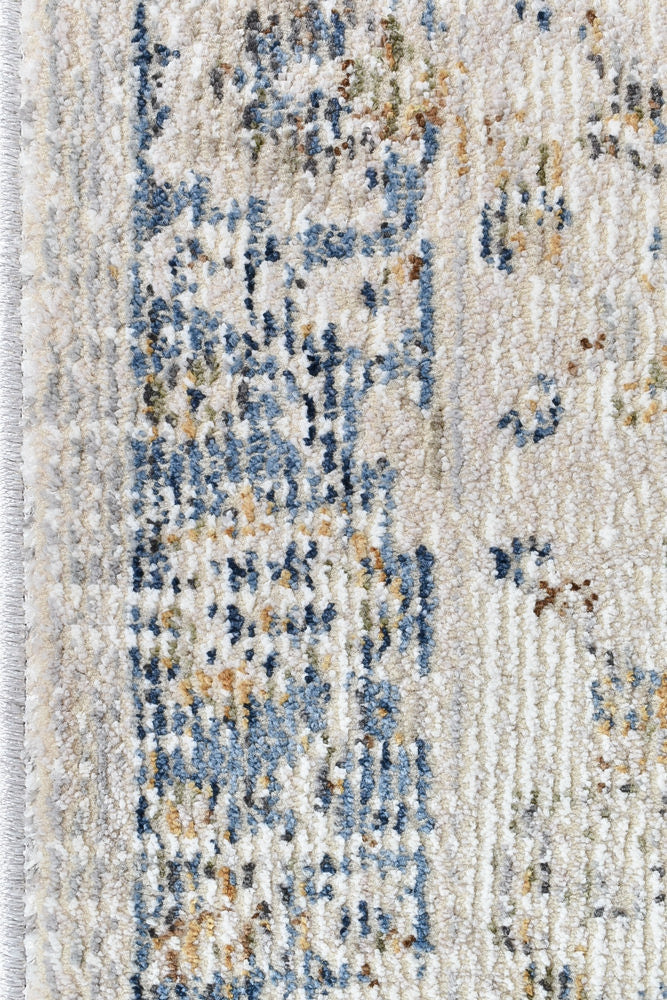 Ocean Breeze Blue Grey Transitional Heritage Runner Rug, [cheapest rugs online], [au rugs], [rugs australia]