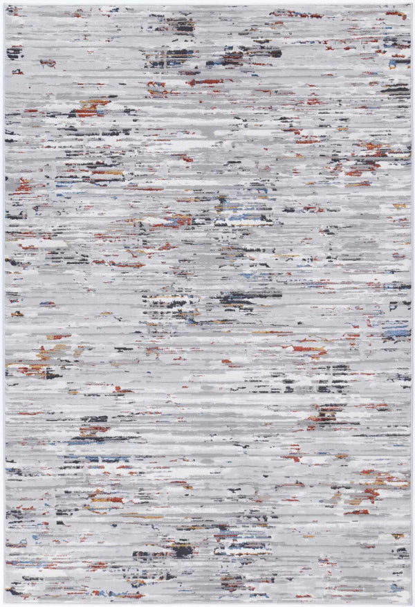 Drift Soft Grey Multi Abstract Rug - The Rugs