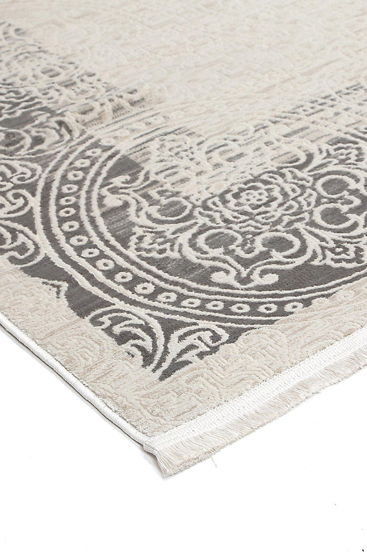 Dante Classic Border Cream Rug - The Rugs