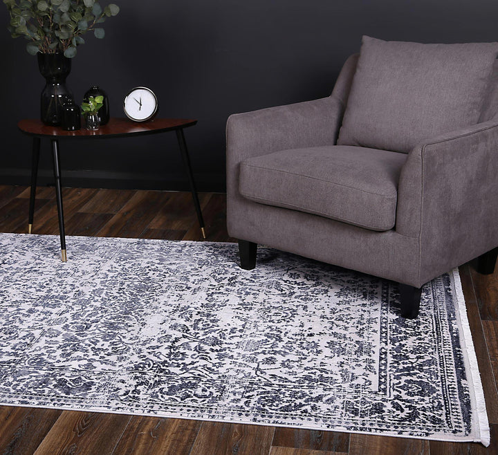 Dante Copal Navy Rug - The Rugs