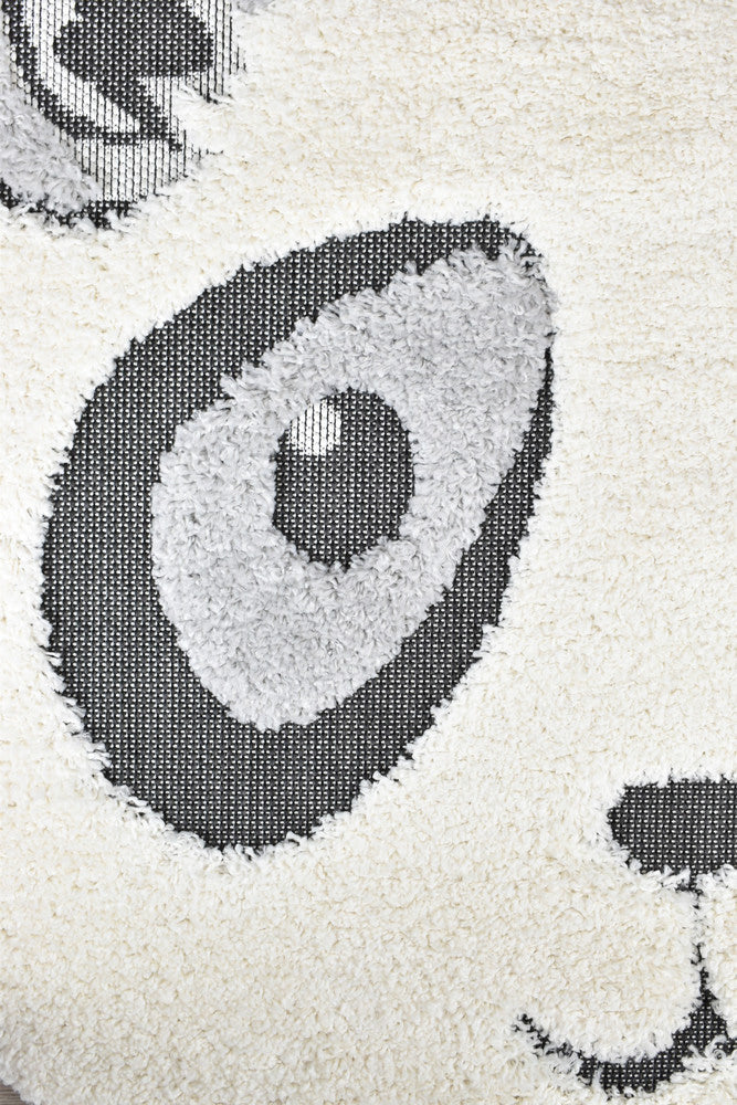 Kingdom Cream Ivory Kids Plush Panda Rug, [cheapest rugs online], [au rugs], [rugs australia]