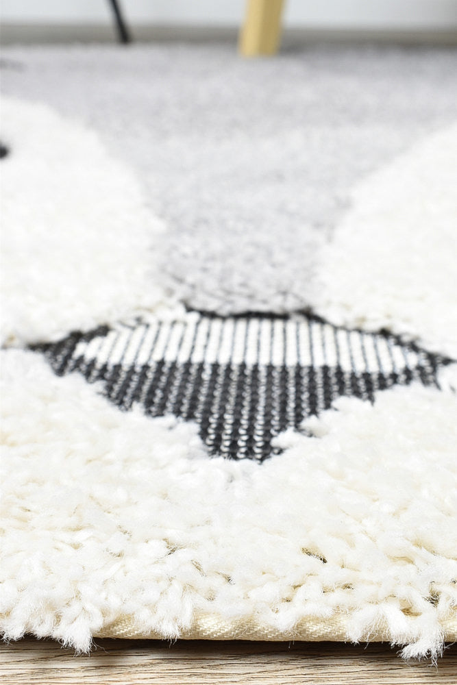 Kingdom Grey SIlver Kids Plush Fox Rug, [cheapest rugs online], [au rugs], [rugs australia]