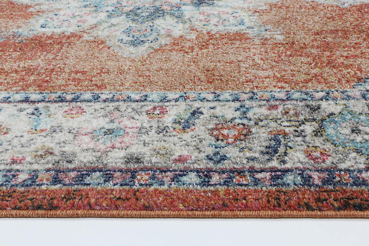 Clara Brentwood Transitional Rust Rug - The Rugs