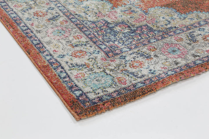Clara Brentwood Transitional Rust Rug - The Rugs