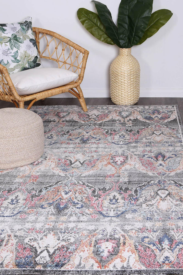 Clara Lyndhurst Transitional Muted Mullti Rug - The Rugs