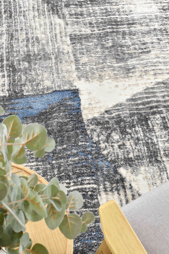 Urban Chic Blue Charcoal Tapestry Rug, [cheapest rugs online], [au rugs], [rugs australia]