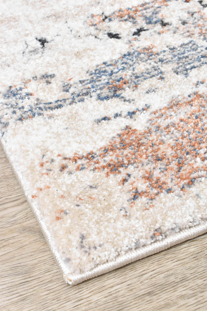 Urban Chic Orange Rust Blue Tapestry Rug, [cheapest rugs online], [au rugs], [rugs australia]