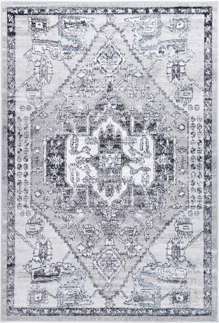 Shop Abbot Traditional Light Grey Rug | The Rugs