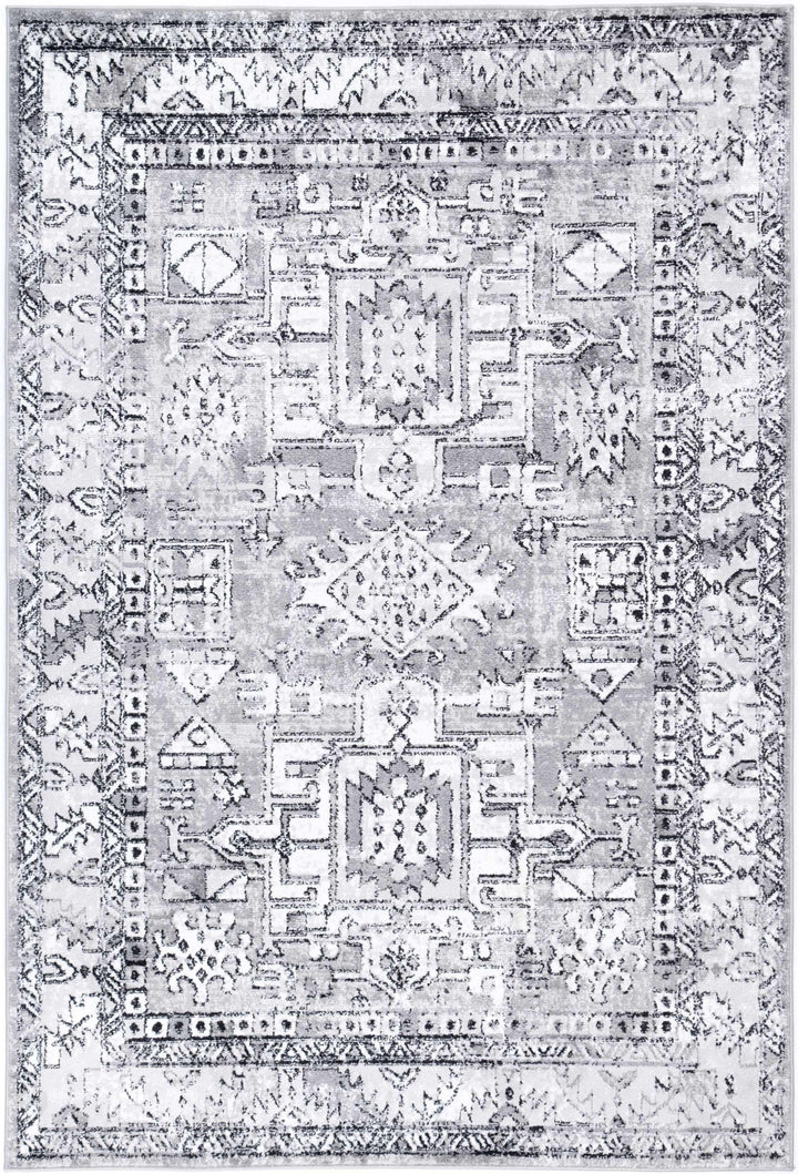 Top Quality Abbot Grey Traditional Rug | The Rugs