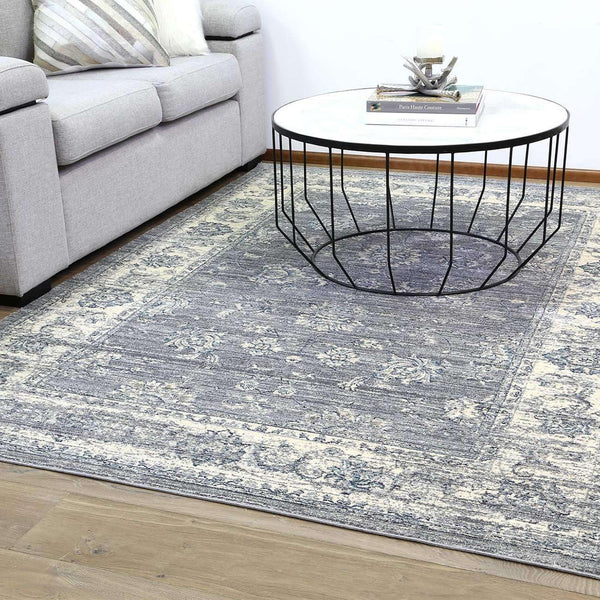 Casper Classic Border Transitional Design Grey Rug, [cheapest rugs online], [au rugs], [rugs australia]