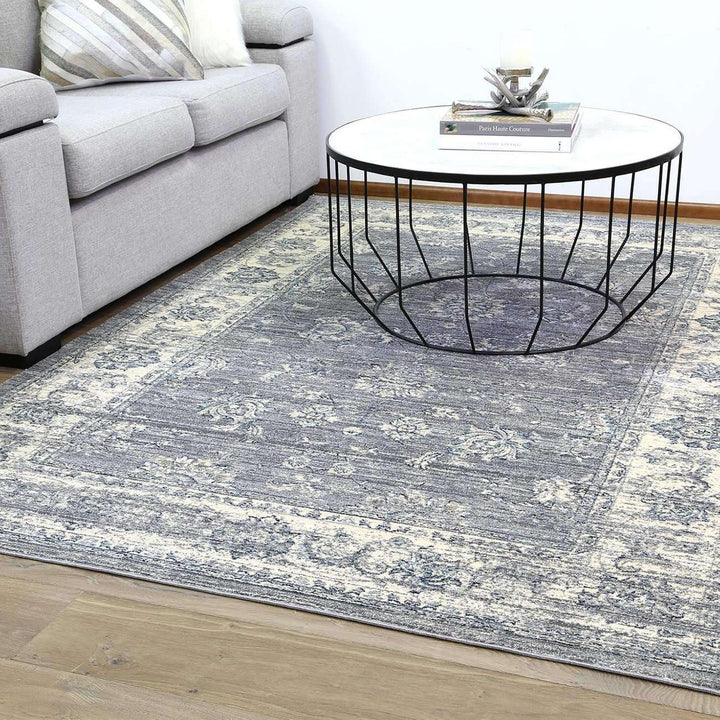 Casper Classic Border Transitional Design Grey Rug, [cheapest rugs online], [au rugs], [rugs australia]