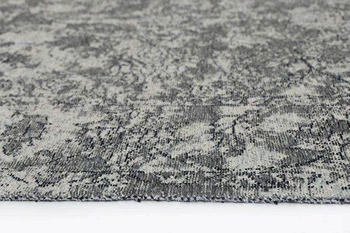 Classic Whimsical Boarder Grey Distressed Rug, [cheapest rugs online], [au rugs], [rugs australia]