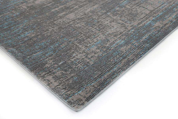 Dreamscape Grey And Blue Horizontal Vertical Washed Stripes, [cheapest rugs online], [au rugs], [rugs australia]