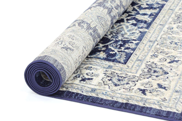 Eden Navy Blue Ziegler Ikat Traditional  Rug, [cheapest rugs online], [au rugs], [rugs australia]