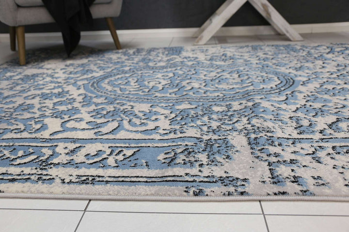 Emory Blue Classic Vintage Rug, [cheapest rugs online], [au rugs], [rugs australia]