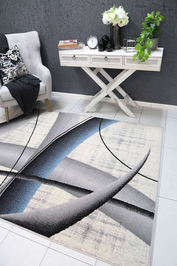 Emory Blue Modern Artistic Rug, [cheapest rugs online], [au rugs], [rugs australia]