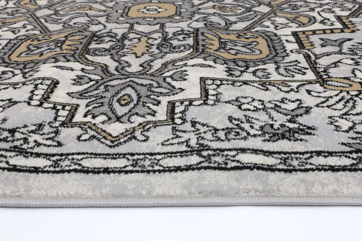 Emory Grey and Beige Distressed Vintage Rug, [cheapest rugs online], [au rugs], [rugs australia]