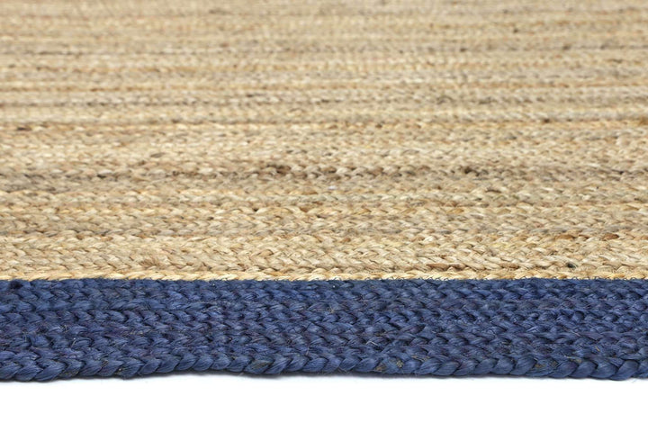 Faro Navy Border Jute Rug, [cheapest rugs online], [au rugs], [rugs australia]