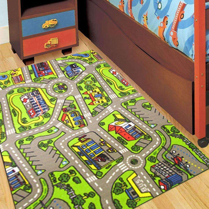 Kids City Road 133 Fun Play Rug, [cheapest rugs online], [au rugs], [rugs australia]