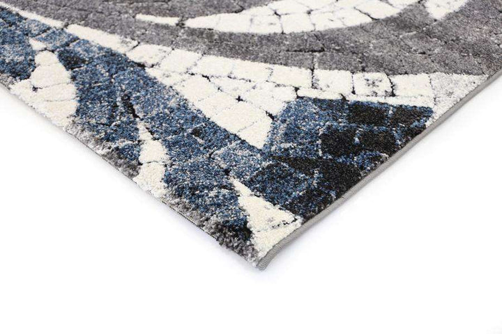 Kingston Blue Vines Textured Pile Rug, [cheapest rugs online], [au rugs], [rugs australia]