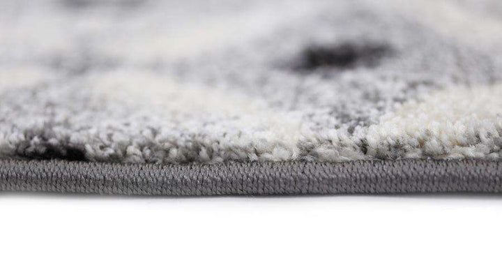 Kingston Grey Patchwork Textured Pile Rug, [cheapest rugs online], [au rugs], [rugs australia]