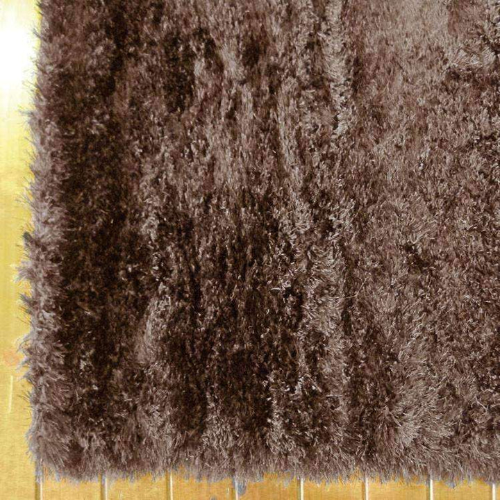 Oslo Silky Soft Shag 1001 Chocolate Runner Rug, [cheapest rugs online], [au rugs], [rugs australia]