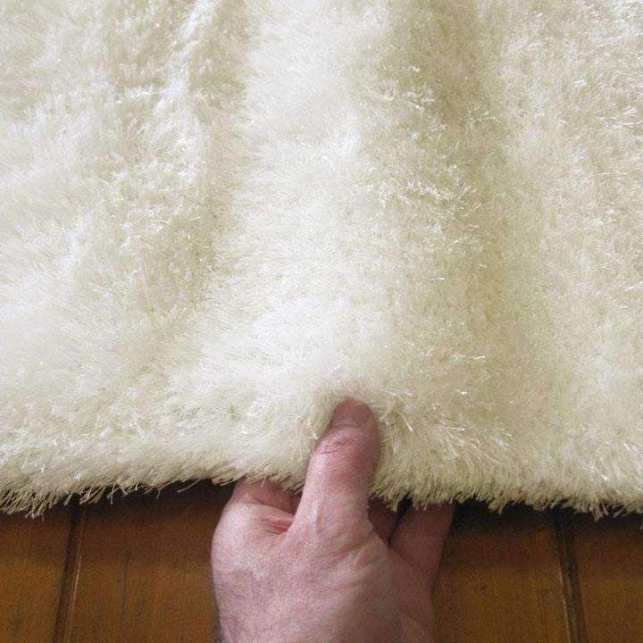 Oslo Silky Soft Shag 1001 Ivory Runner Rug, [cheapest rugs online], [au rugs], [rugs australia]