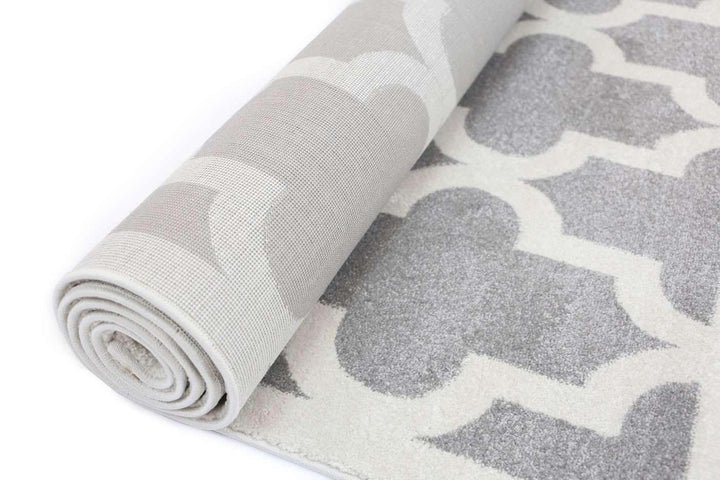 Paddington Light Grey and White Lattice Pattern Kids Rug, [cheapest rugs online], [au rugs], [rugs australia]